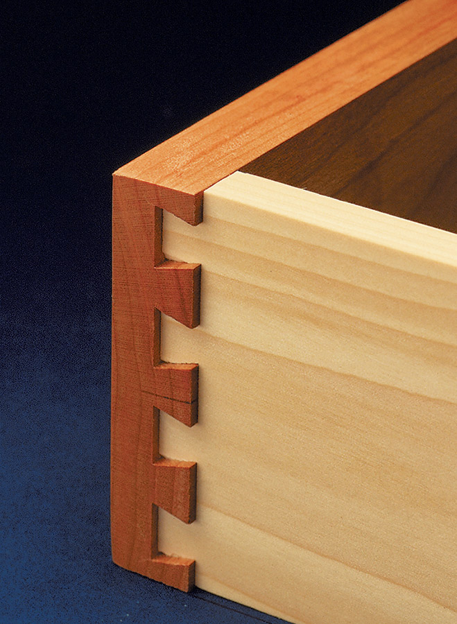b'Build a your dovetail jig to make strong, timeless drawer joinery.'