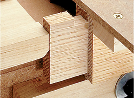 b'All you need is a router and this simple jig to rout tenons quickly and accurately.'