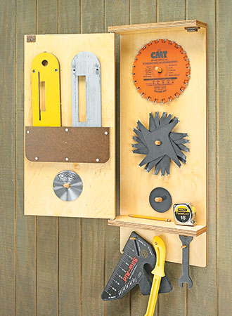 Table Saw Accessory Rack