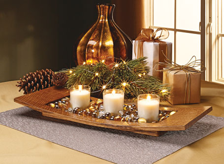 Curved Tray Centerpiece