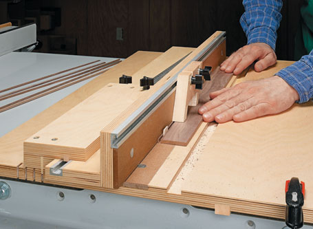 Precision-Cutting Small Parts Jig