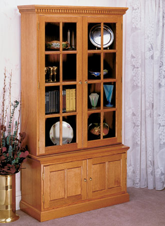 Tall Oak Cabinet