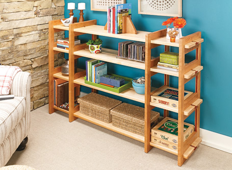 Knock-Down Shelving System