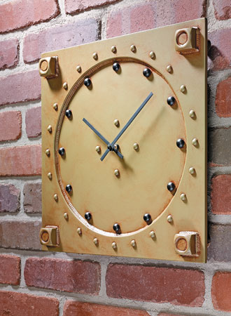 Steam-Age Shop Clock