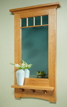 Craftsman-Style Wall Mirror