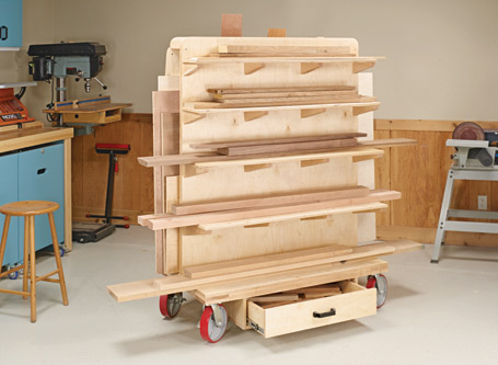 Sturdy Lumber Cart
