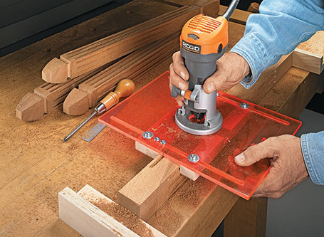 Palm Router Fluting Jig