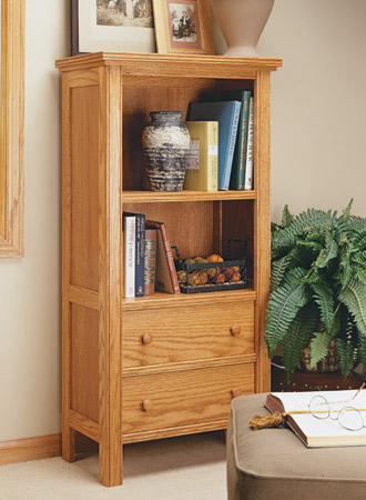 Bead-Front Bookcase