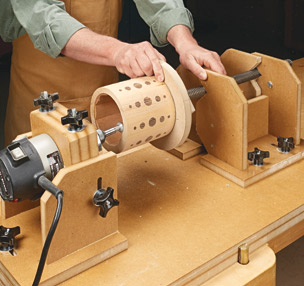 Shop-Made Threading Jig & Canisters