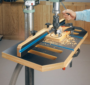 Woodworking Drill Press Table